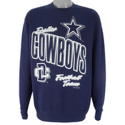 NFL (Fruit Of The Loom) - Dallas Cowboys Crew Neck Sweatshirt 1993 X-Large Vintage Retro Football