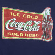 Vintage - Coca-Cola Ice Cold Sold Here Crew Neck Sweatshirt 1990s Large Vintage Retro