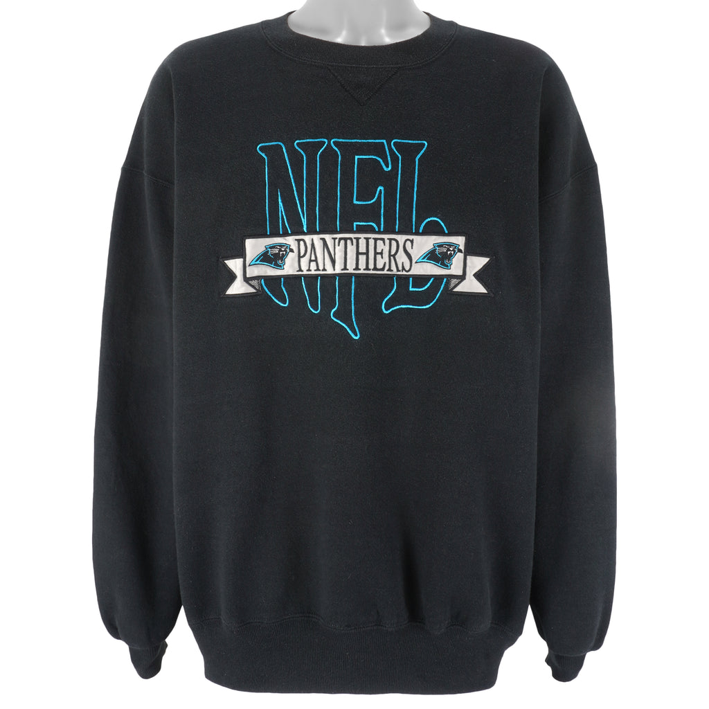 NFL - Carolina Panthers Crew Neck Sweatshirt 1990s X-Large Vintage Retro Football