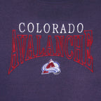 NHL (Lee) - Colorado Avalanche Embroidered Sweatshirt 1990s Large Vintage Retro Hockey