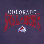 NHL (Lee) - Colorado Avalanche Embroidered Sweatshirt 1990s Large Vintage Retro Hockey