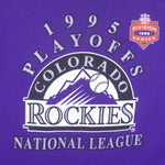 MLB (Nutmeg) - Colorado Rockies Crew Neck Sweatshirt 1995 X-Large vintage Retro Baseball