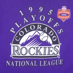 MLB (Nutmeg) - Colorado Rockies Crew Neck Sweatshirt 1995 X-Large vintage Retro Baseball