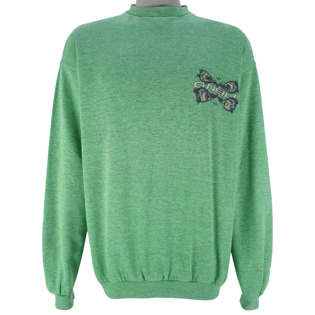 Vintage - O'Neill Surf Shop California Crew Neck Sweatshirt 1990s Large Vintage Retro