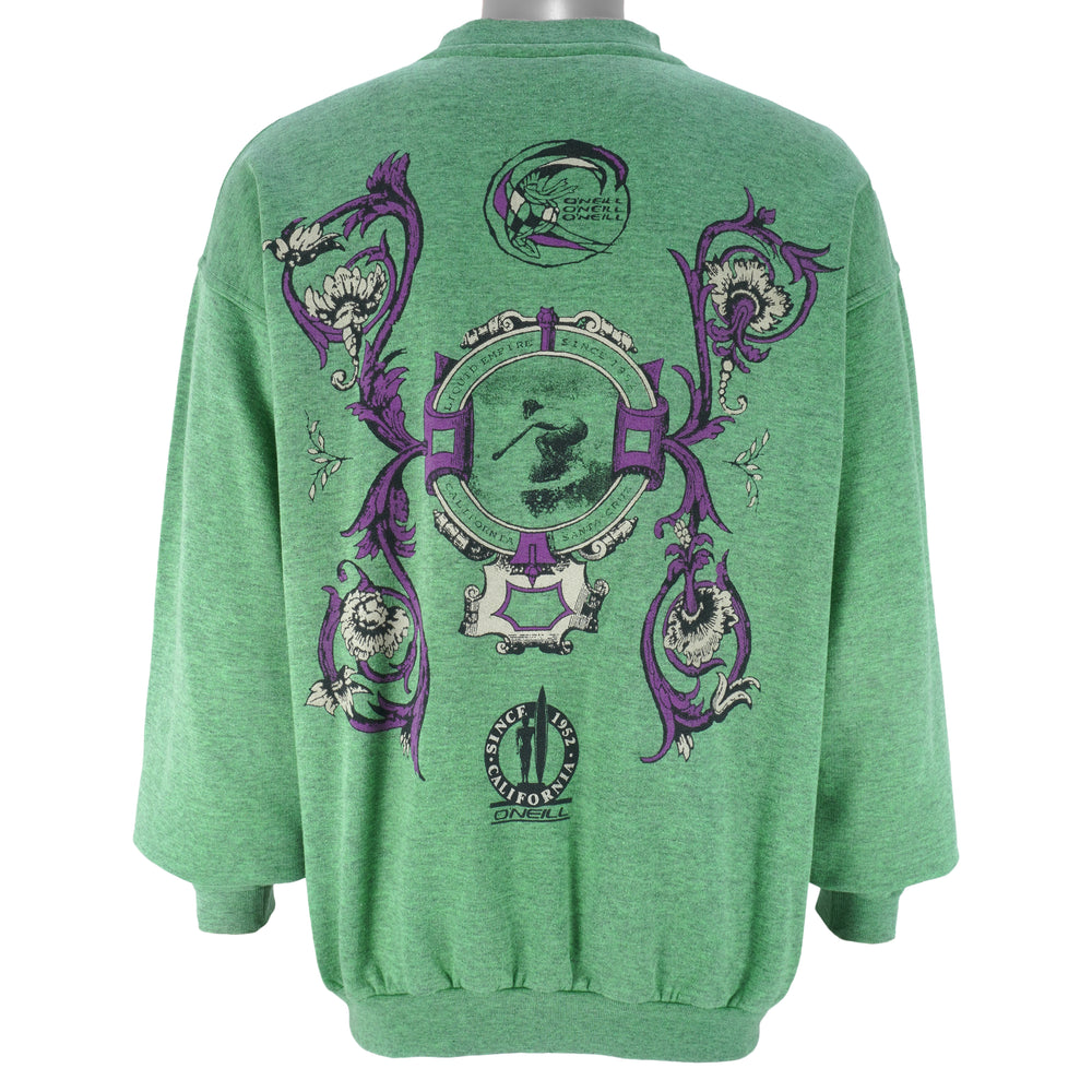 Vintage - O'Neill Surf Shop California Crew Neck Sweatshirt 1990s Large Vintage Retro