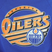 NHL (Harley) - Edmonton Oilers Crew Neck Sweatshirt 1991 Large Vintage Retro Hockey