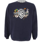Looney Tunes - WB Tuns Squad Embroidered Crew Neck Sweatshirt 1990s Small Vintage Retro