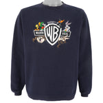 Looney Tunes - WB Tuns Squad Embroidered Crew Neck Sweatshirt 1990s Small