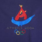 Vintage - Athens Olympic Embroidered Crew Neck Sweatshirt 2004 Medium Vintage Retro