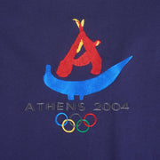 Vintage - Athens Olympic Embroidered Crew Neck Sweatshirt 2004 Medium Vintage Retro