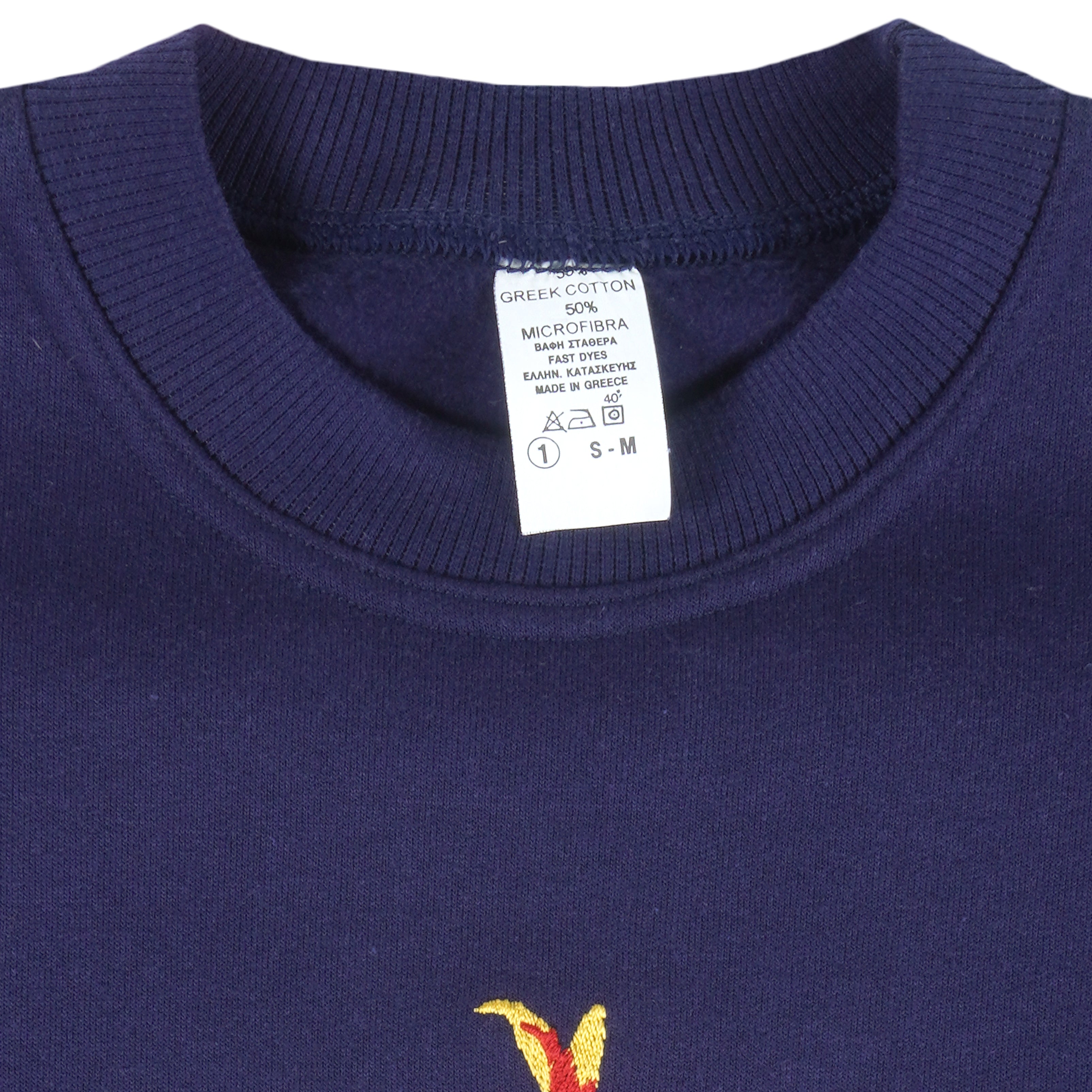 Vintage - Athens Olympic Embroidered Crew Neck Sweatshirt 2004 Medium Vintage Retro