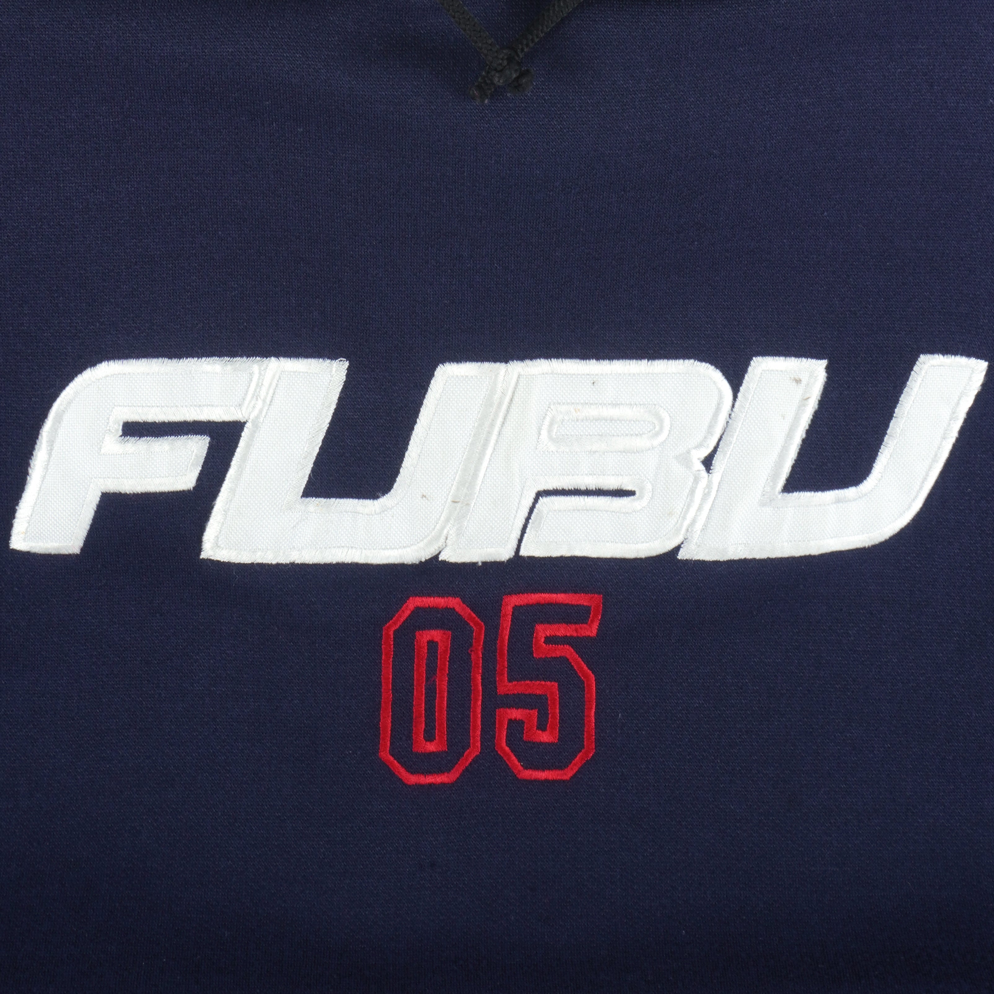 FUBU - Athletics 05 Hooded Sweatshirt 1990s XX-Large Vintage Retro