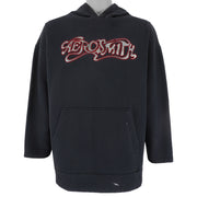 Vintage - Aerosmith Embroidered Hooded Sweatshirt 1990s X-Large vintage Retro