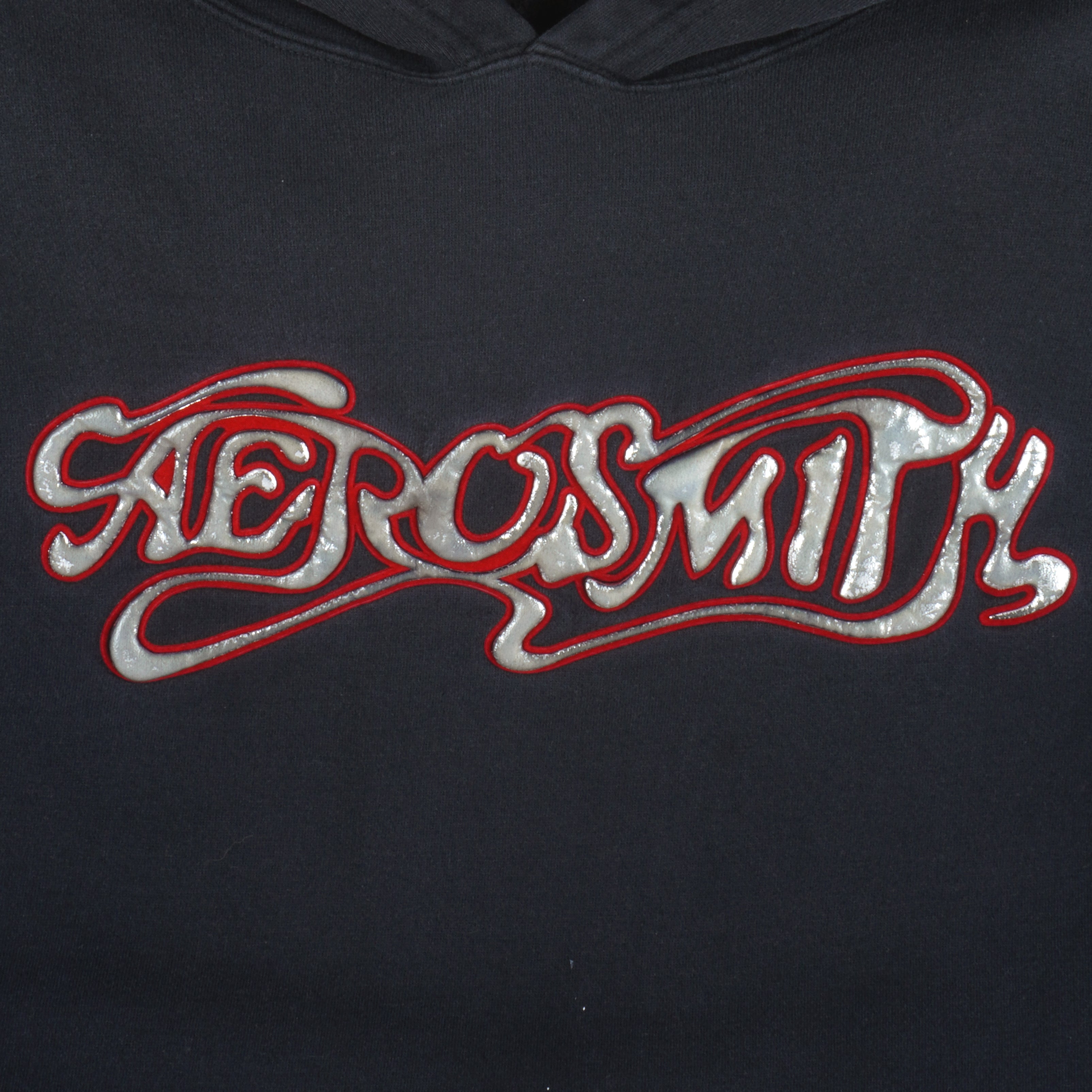 Vintage - Aerosmith Embroidered Hooded Sweatshirt 1990s X-Large vintage Retro