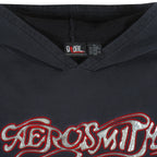 Vintage - Aerosmith Embroidered Hooded Sweatshirt 1990s X-Large vintage Retro