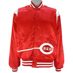 MLB - Cincinnati Reds Satin Jacket 1990s X-Large Vintage Retro Baseball