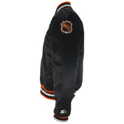 Starter - Philadelphia Flyers Embroidered Satin Jacket 1990s Medium Vintage Retro Hockey