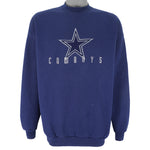 NFL (Logo Athletic) - Dallas Cowboys Crew Neck Sweatshirt 1990s X-Large
