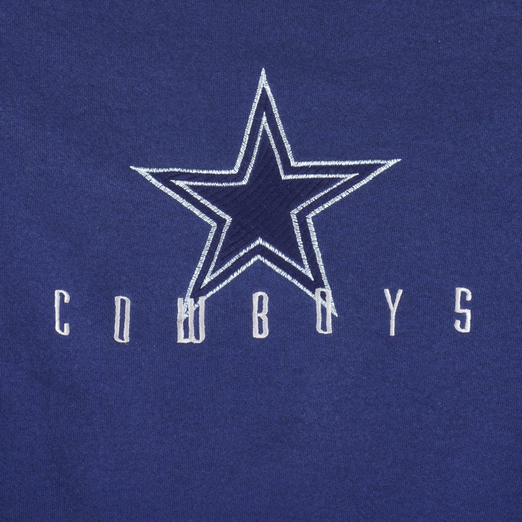 NFL (Logo Athletic) - Dallas Cowboys Crew Neck Sweatshirt 1990s X-Large Vintage Retro Football
