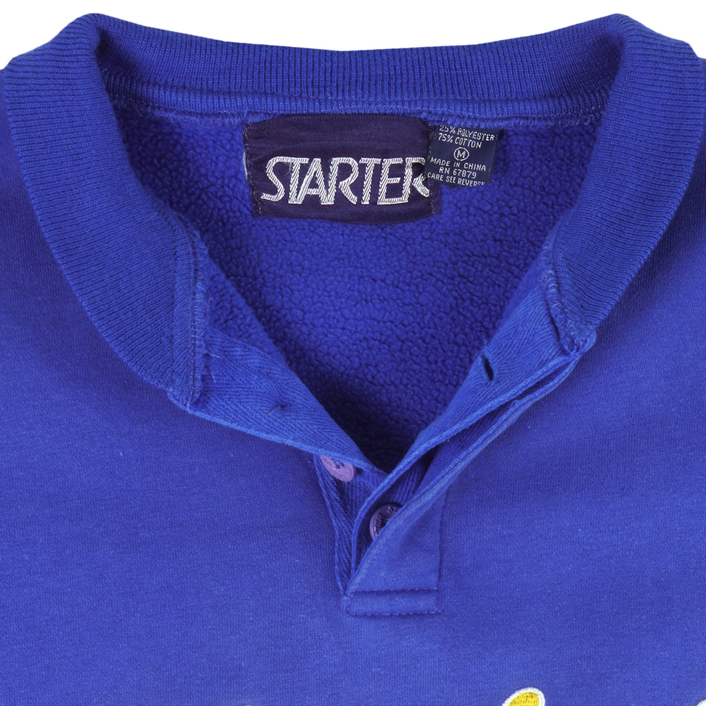 Starter - Milwaukee Brewers Embroidered Sweatshirt 2000s Medium Vintage Retro Baseball