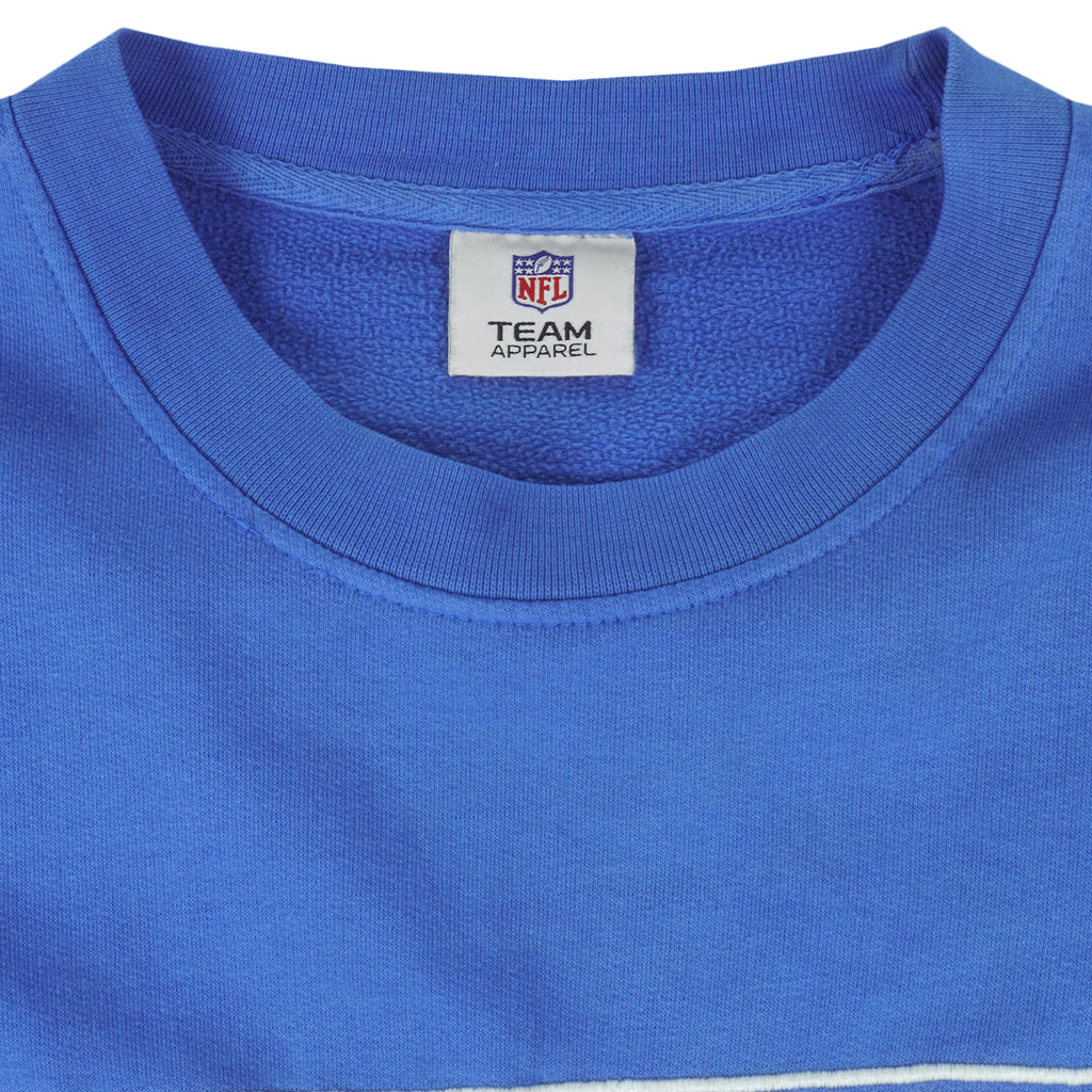 NFL - Detroit Lions Embroidered Crew Neck Sweatshirt 1990s XX-Large Vintage Retro Football