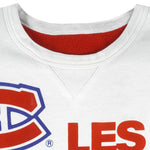 NHL - Montreal Canadiens Hockey Crew Neck Sweatshirt 1990s X-Large Vintage Retro Hockey