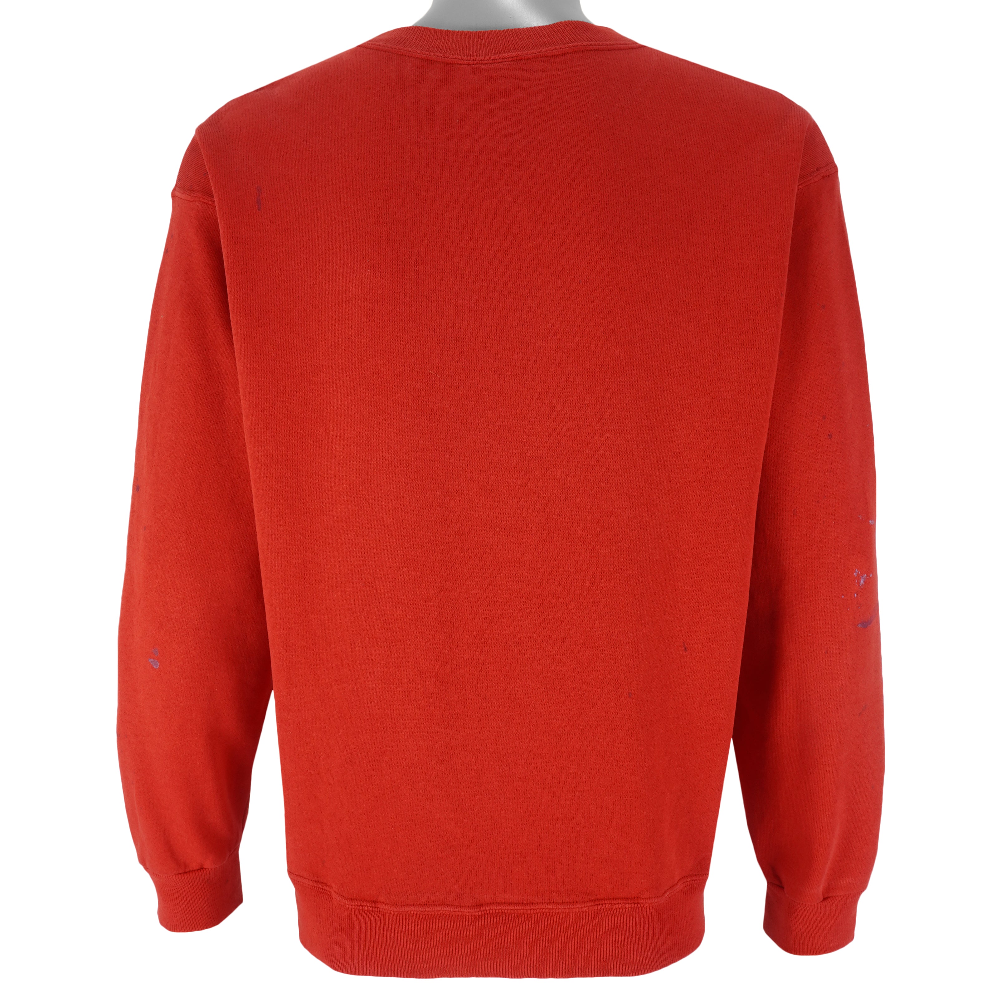 NBA (Hanes) - Chicago Bulls Crew Neck Sweatshirt 1990s Large Vintage Retro Basketball
