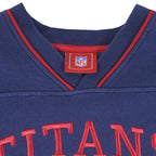 NFL - Tennessee Titans Embroidered Crew Neck Sweatshirt 1990s Large Vintage Retro Football