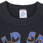 MLB (Jerzees) - World Series Blue Jays VS Braves Crew Neck Sweatshirt 1992 Large Vintage Retro Baseball