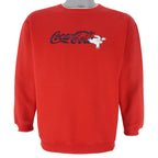 Vintage - Coca-Cola Embroidered Crew Neck Sweatshirt 1990s Small/Medium
