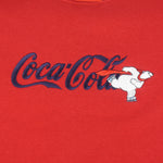 Vintage - Coca-Cola Embroidered Crew Neck Sweatshirt 1990s Small/Medium