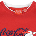 Vintage - Coca-Cola Embroidered Crew Neck Sweatshirt 1990s Small/Medium