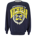 NCAA (SPA) - Michigan Wolverines Crew Neck Sweatshirt 1990s X-Large Vintage Retro Football College