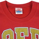 NFL (Nutmeg) - San Francisco 49ers Crew Neck Sweatshirt 1990s Large Vintage Retro Football