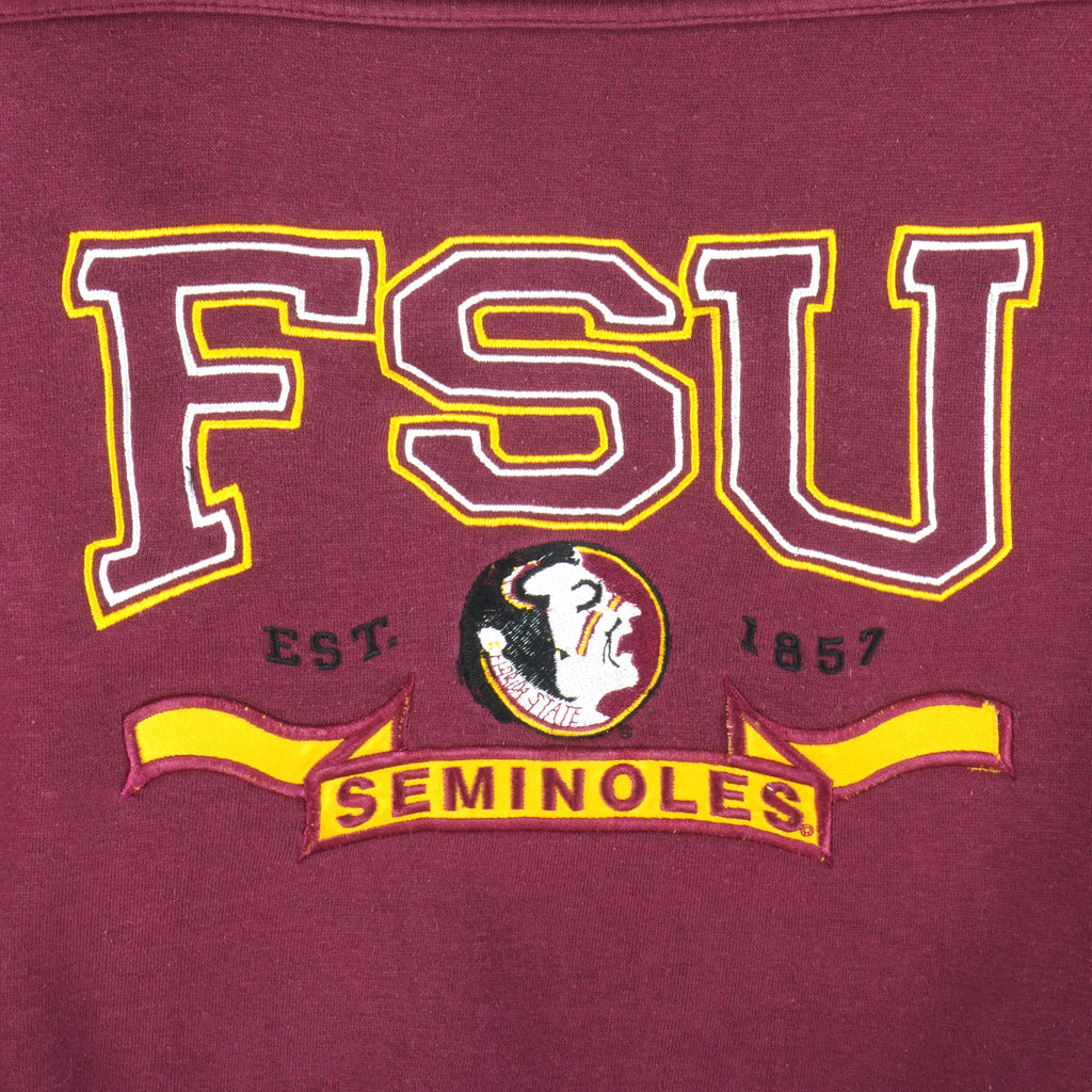 NCAA (Star Player) - FSU Seminoles Crew Neck Sweatshirt 1990s X-Large Vintage Retro Football College