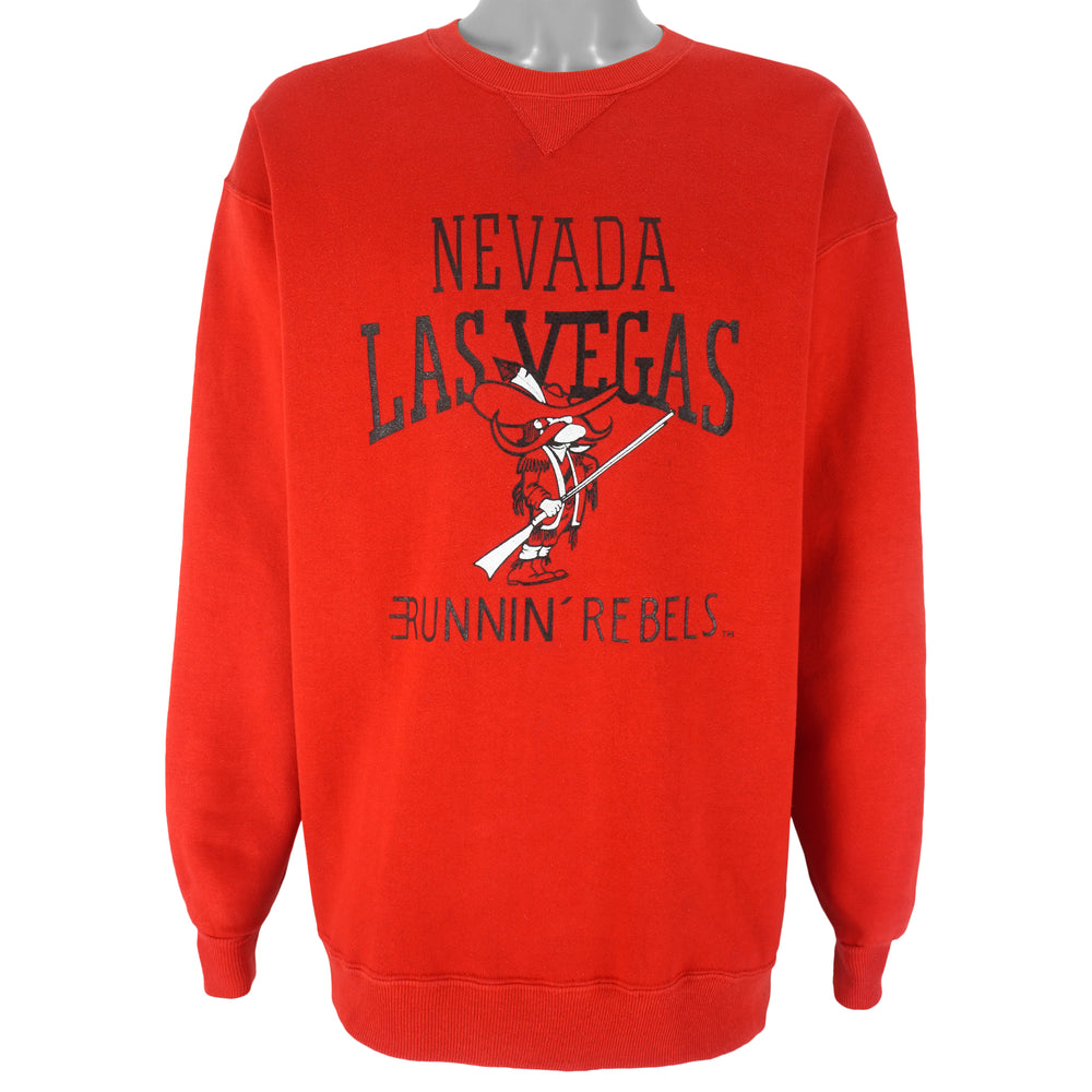 NCAA - UNLV Running Rebels Crew Neck Sweatshirt 1990s X-Large Vintage Retro Football College
