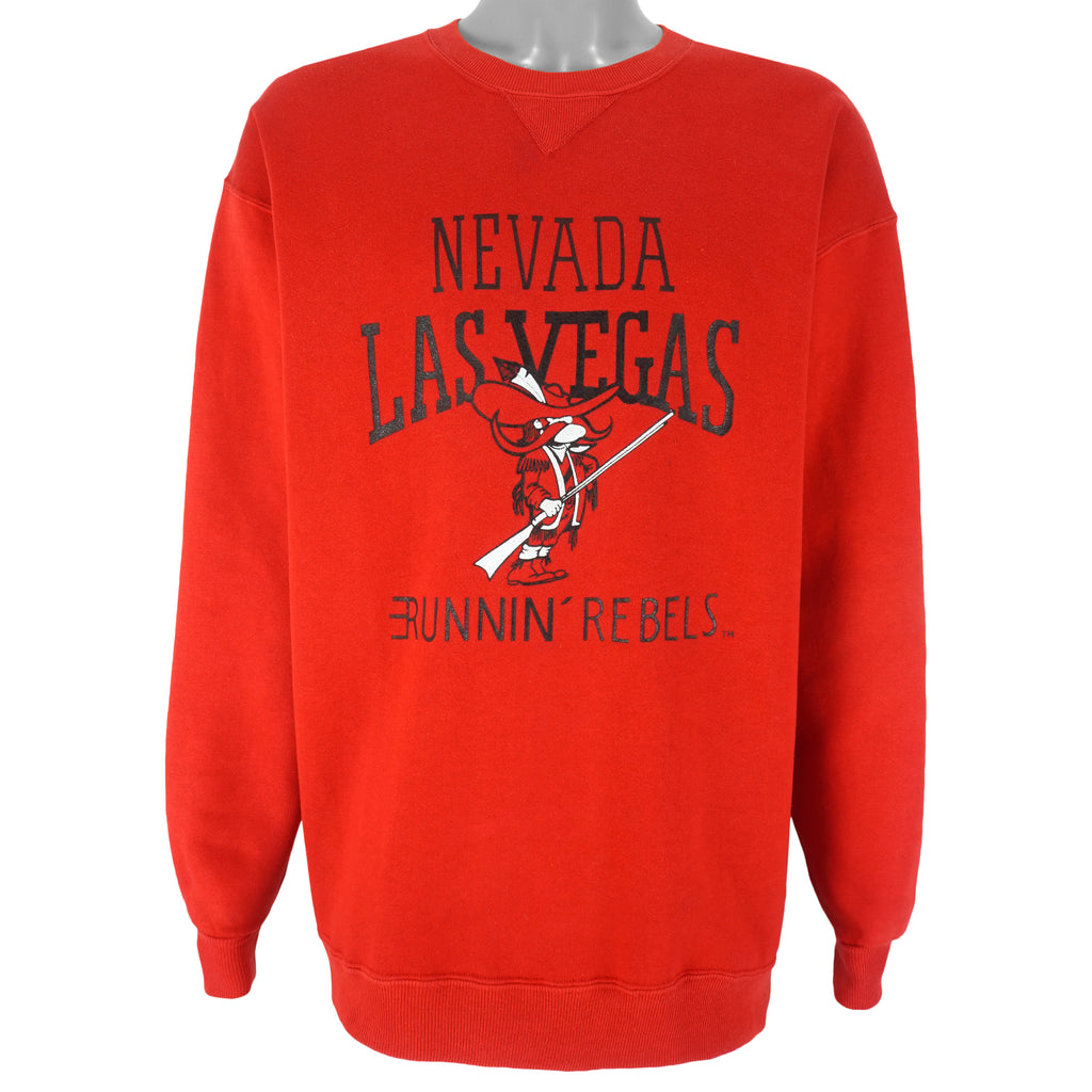 NCAA - UNLV Running Rebels Crew Neck Sweatshirt 1990s X-Large Vintage Retro Football College