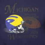 NCAA (Tultex) - Michigan Wolverines Crew Neck Sweatshirt 1990s X-Large Vintage Retro Football College
