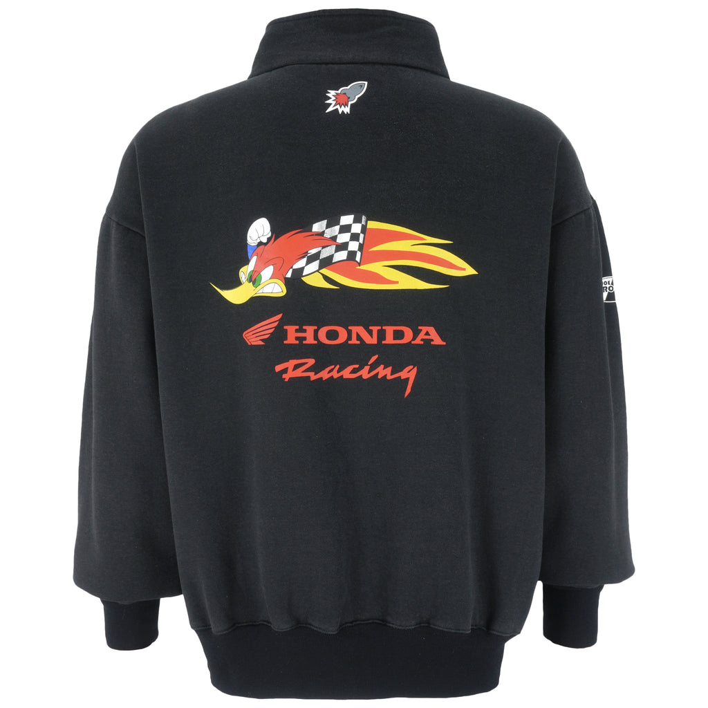 Vintage - Honda Racing Embroidered Sweatshirt 1990s Medium Vintage Retro