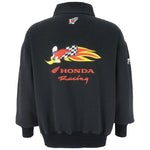 Vintage - Honda Racing 1/4 Zip Sweatshirt 1990s Medium