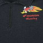 Vintage - Honda Racing 1/4 Zip Sweatshirt 1990s Medium