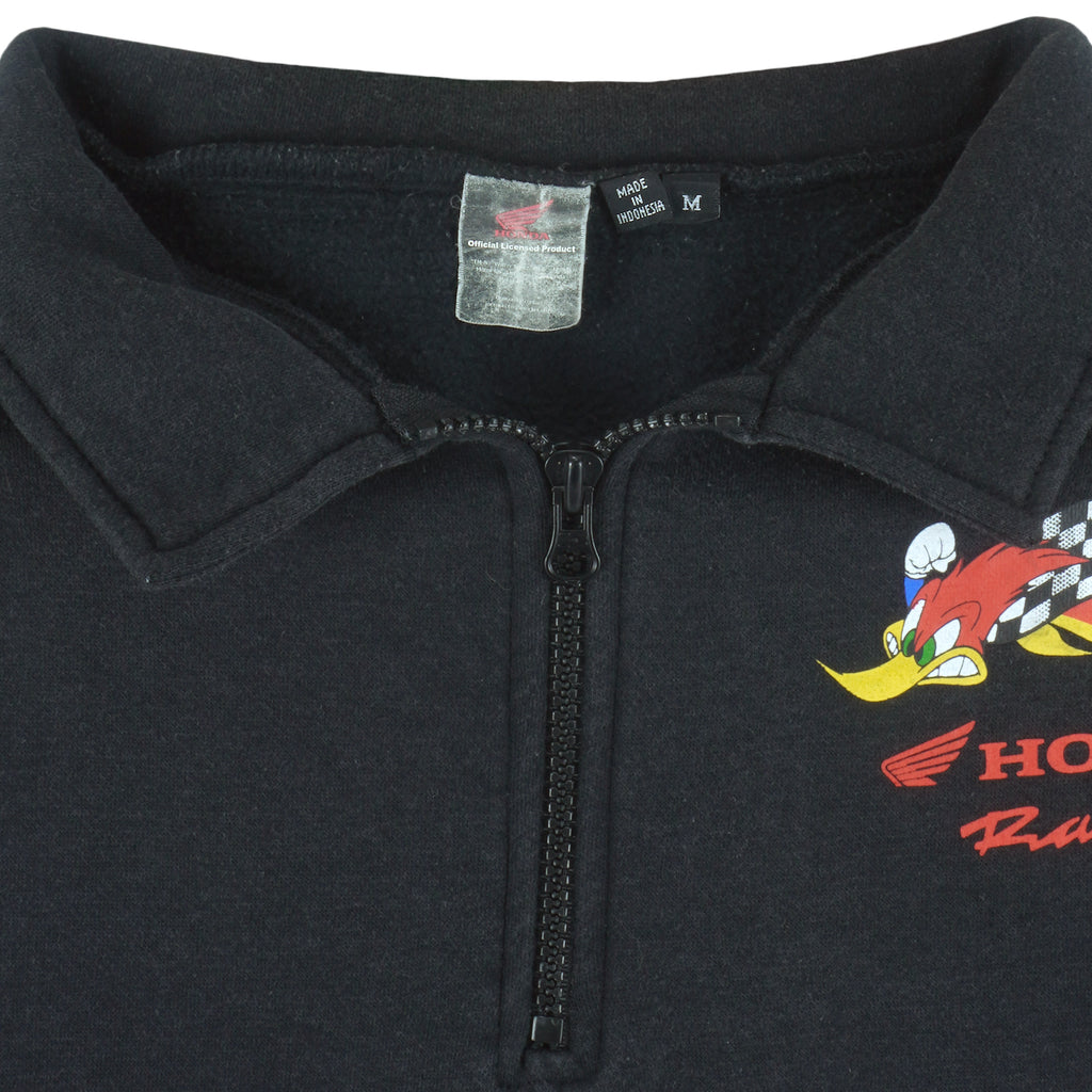 Vintage - Honda Racing 1/4 Zip Sweatshirt 1990s Medium