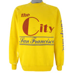 Vintage - The City San Francisco Crew Neck Sweatshirt 1990s Large