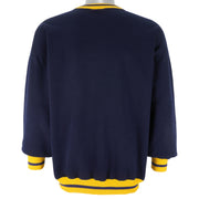 NCAA (CS) - Michigan Wolverines Crew Neck Sweatshirt 1990s X-Large Vintage Retro Football College