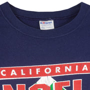 MLB (Hanes) - California Angels Crew Neck Sweatshirt 1991 Large Vintage Retro Baseball