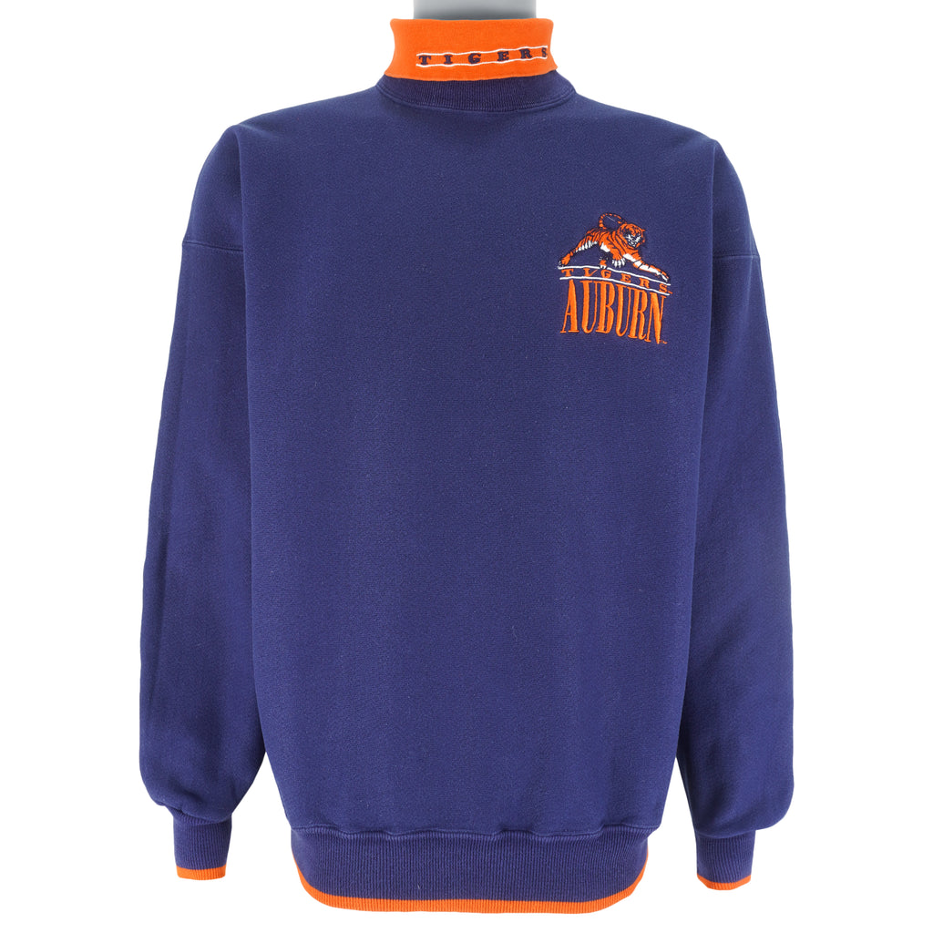 NCAA (The Game) - Auburn Tigers Turtleneck Sweatshirt 1990s Medium Vintage Retro Football College
