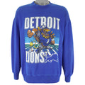 NFL (Nutmeg) - Detroit Lions Crew Neck Sweatshirt 1990s X-Large Vintage Retro Football