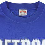 NFL (Nutmeg) - Detroit Lions Crew Neck Sweatshirt 1990s X-Large Vintage Retro Football