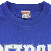 NFL (Nutmeg) - Detroit Lions Crew Neck Sweatshirt 1990s X-Large Vintage Retro Football