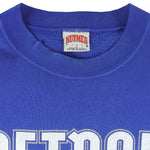 NFL (Nutmeg) - Detroit Lions Crew Neck Sweatshirt 1990s X-Large Vintage Retro Football